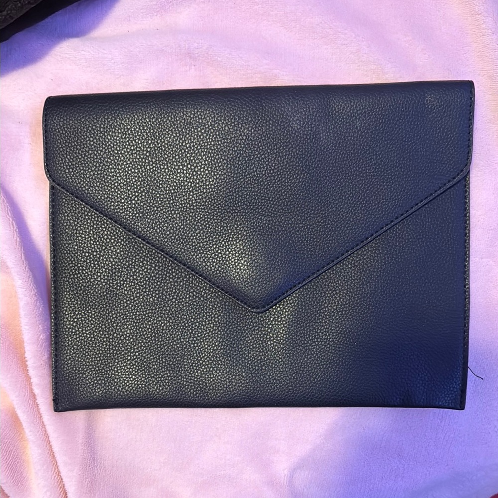 Elegant Black Envelope Clutch